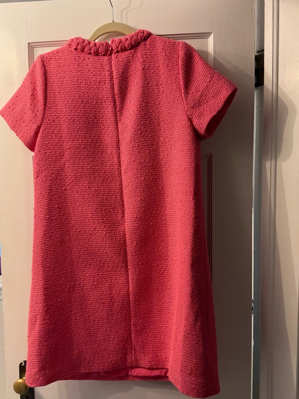 Tuckernuck Pink Short-Sleeve Textured Shift Dress - Picture 4 of 5